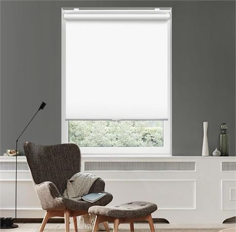 Set of 2- 100% Blackout Cordless Roller