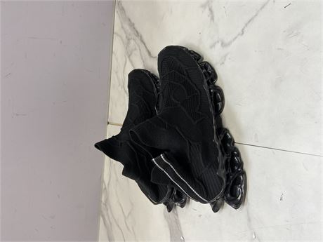 Size- 13 Men Black  Knit Sneakers