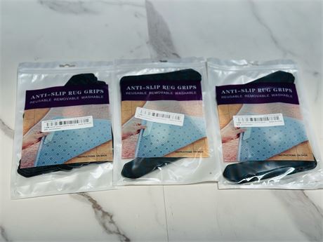 3 Packs - Anti Slip Rug Grips