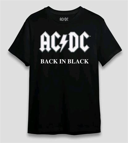 (XL) Acdc Men's Thunder 1 Short Sleeve