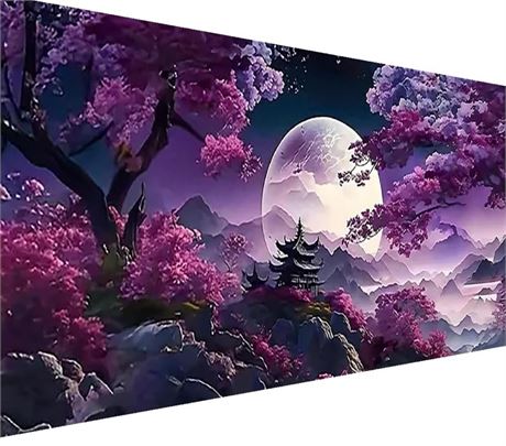 5D Large Diamond Art Painting,Moon Diamond