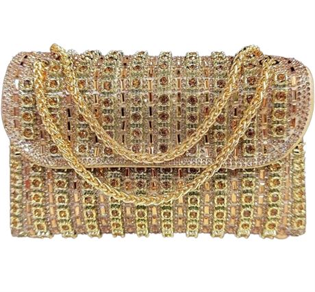 Women's Rhinestone Decorated Evening