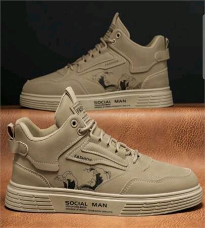 Men's Mid-Top Casual Korean Style