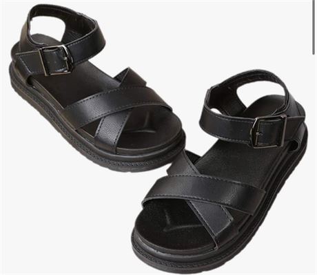 Size (8) Women's Open-Toe Lightweight Sandals