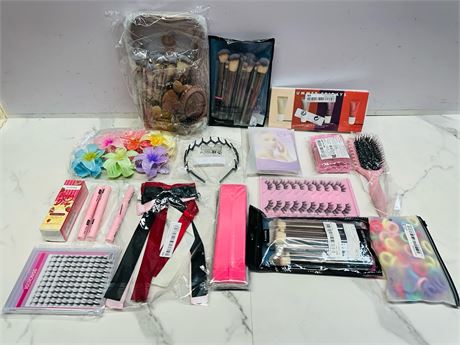 Bundle of Cosmetics/Skincare/Hair Accessories