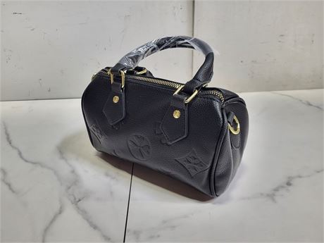 Black Leather Handbag