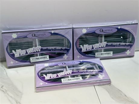 Set of 3 Quaffly Cluster Lashes Kits