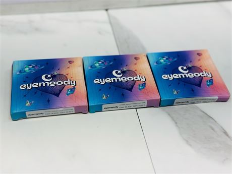 3 Sets of - Eyemoody Contact Lends in Black