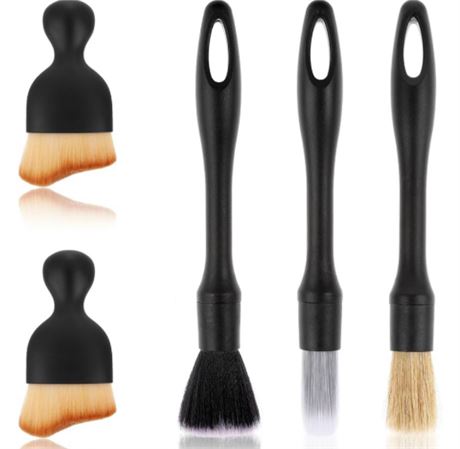 cobee Car Detailing Brush Set, 5PCS Car Interior
