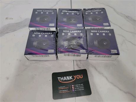 Set of 6 Mini Cameras