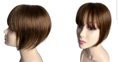 Set Of 2 Middle Part Straight Real Human Hair