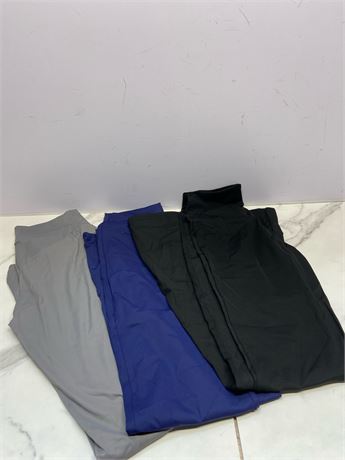 (M)-3Pack Women�s Workout Pants