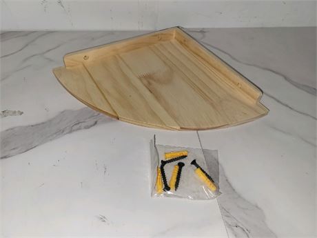 Wooden Corner Shelf 10 x 10 inches