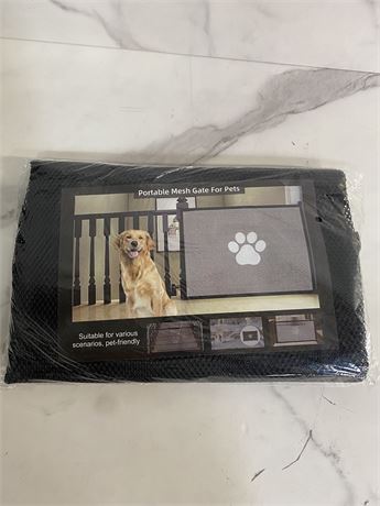 Portable Mesh Gate for Pets