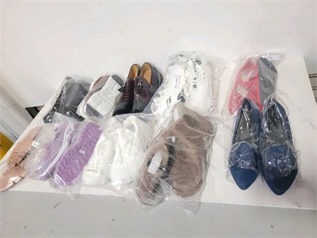 10 Pairs Of Shoes and Sandals