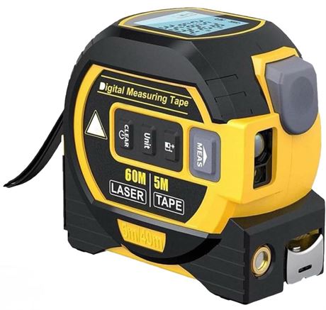 The Almighty Ruler 3-in-1 Laser Measuring Tape,