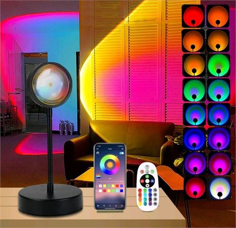 Sunset Lamp Projector Led Lights for Bedroom
