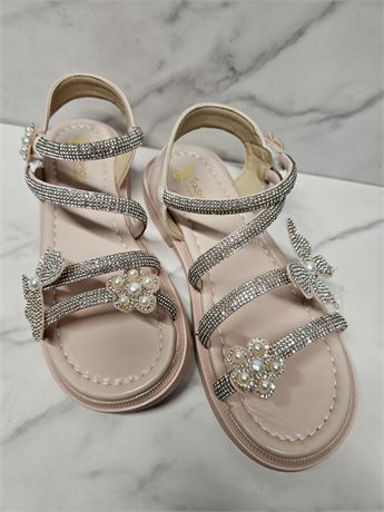 Girls' Rhinestone Sandals