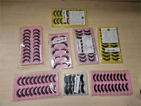 8Pack Variety Size Of 3D Lashes
