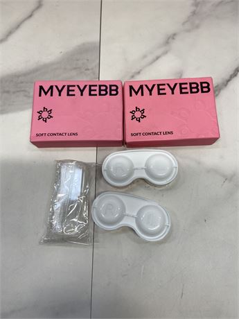 Contact Lens Lot with Cases