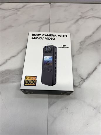 Body Camera with Audio/Video