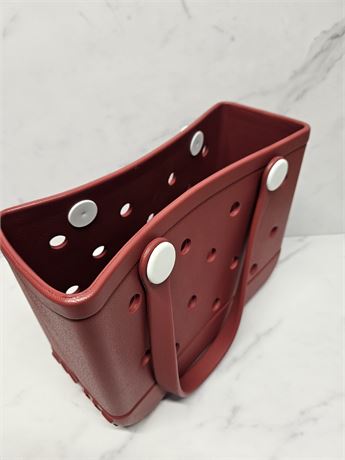 Red Tote Bag with Handles