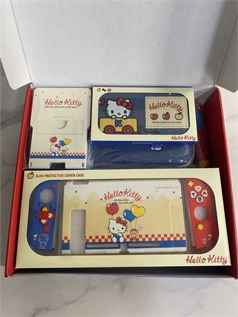 Hello Kitty Nintendo Switch Accessory Set