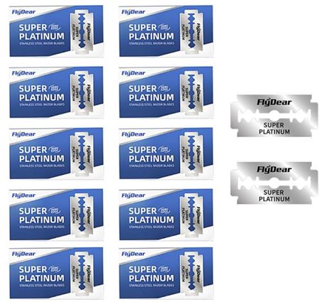 100 Count Double Edge Razor Blades - Men's