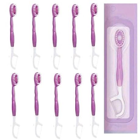 40 Pack Disposable Prepasted Toothbrush