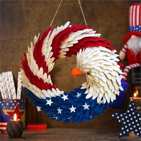 Set of 4 - Independence Day Patriotic Eagle