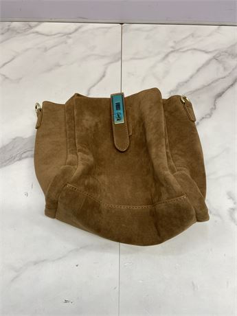 Brown Suede Handbag