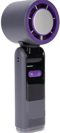 Ice Cooling Handheld Fan, Rechargeable LED