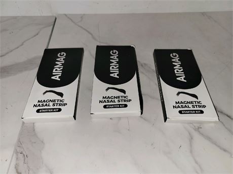Set of 3 AirMag Magnetic Nasal Strips