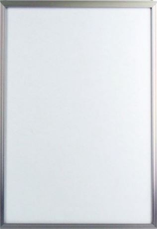 Arte Dixie Aluminum Frame, Silver, Charcoal Paper