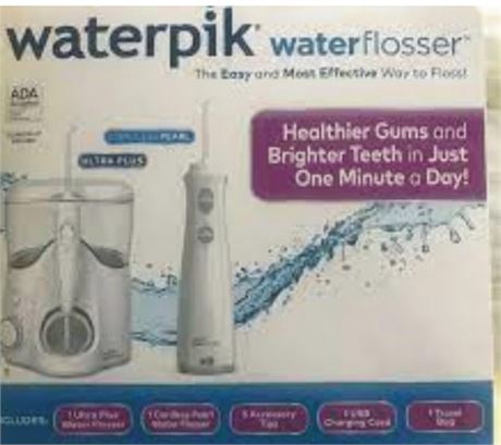 Waterpik Ultra Plus and Cordless Pearl