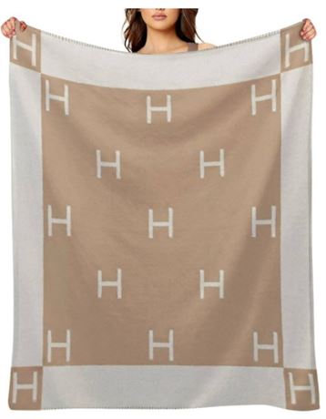 H Blanket Sofa Throw Blanket Soft and