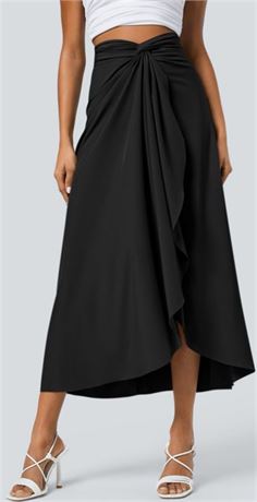 (S) High Waisted Twisted Wrapped Tie