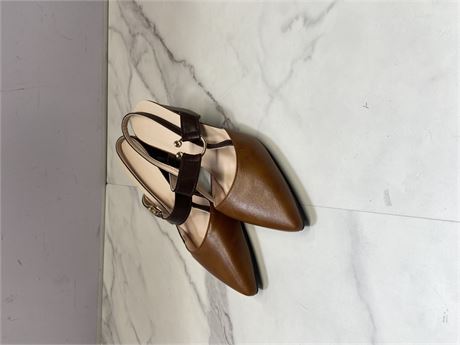 (Size 6) Brown Slingback Heels