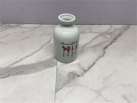 Ceramic Vase with Floral Design