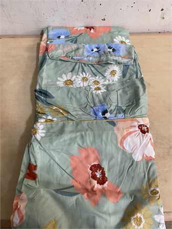 Floral King Size Bed Sheet