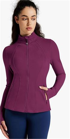 (XL) Women Athletic Jackets, Purple