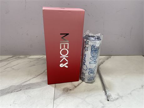 Lot of 2 Items: MEOKY Box & Tumbler