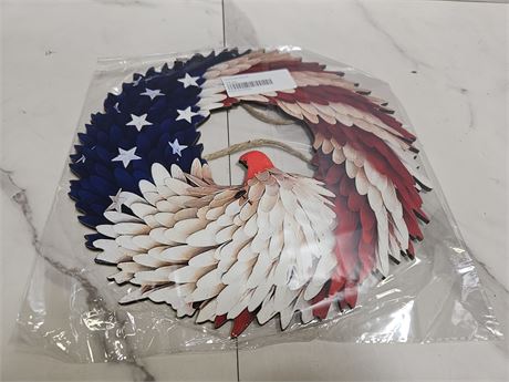Patriotic Eagle Wreath
