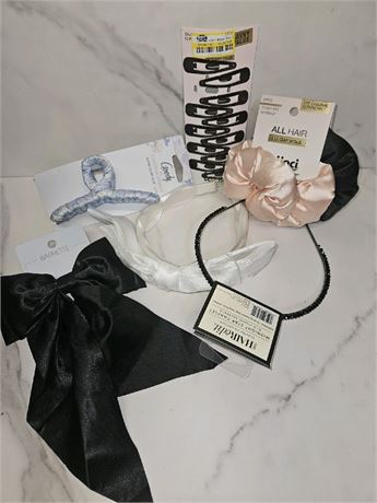 Bundle Of Hair Products, Headbands, Scrunchies,