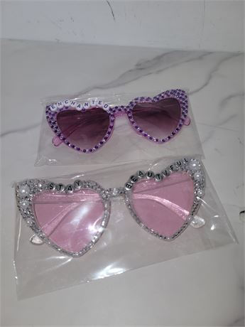 Lot of 2 Decorative Sunglasses