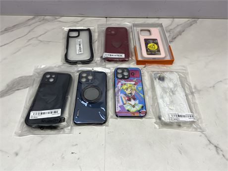 Lot of 7 Phone Cases