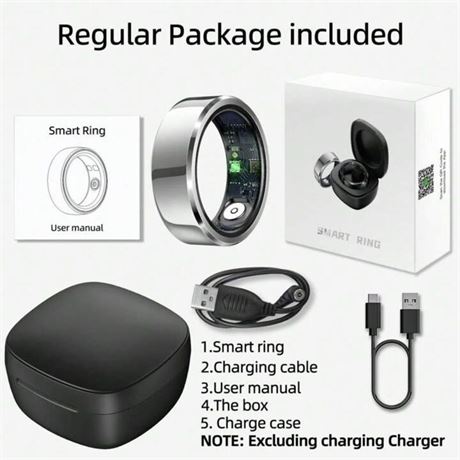 LifeBee Smart Ring Smart ring with 1.5h charging,