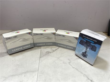 Car DVR and Phone Mount Lot