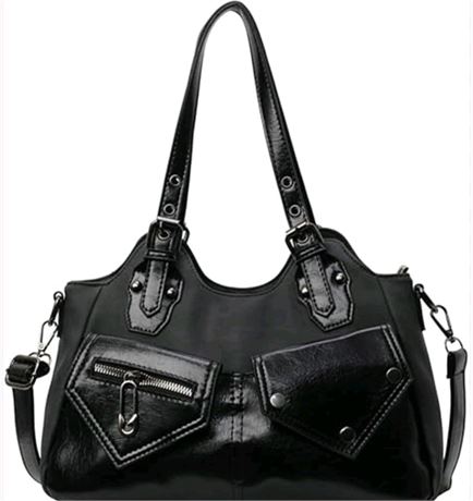 Faux leather purse for women