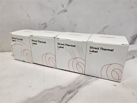 Lot of 4 Direct Thermal Labels